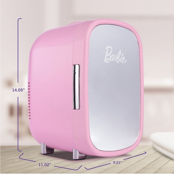 Barbie Pink Mini Fridge - Picture 5 of 8